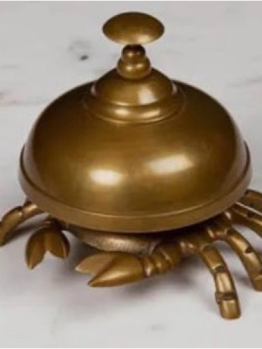 Brass Crab Bell